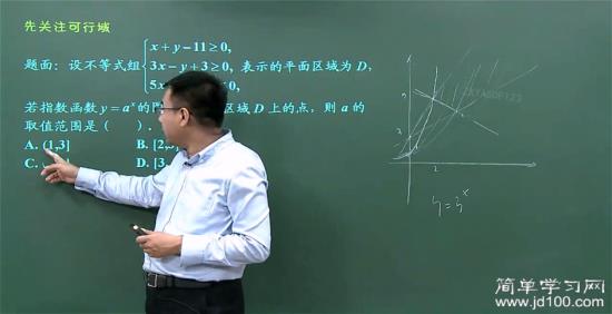 联立方程,求出来三个点,为啥不是B选项啊_高三