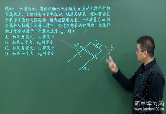 F=BIL ,I=E\/R, E=B2L2_高二物理振动和波动