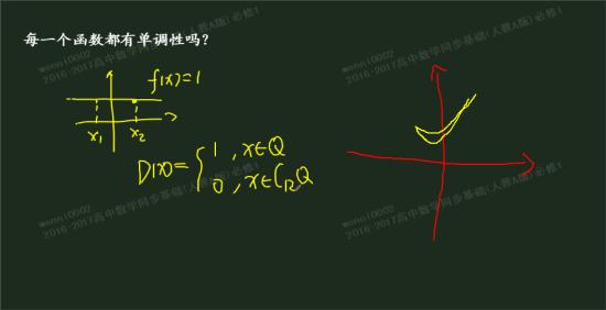 这个老师讲的狄利克雷函数 我们老师在这里_高一数学