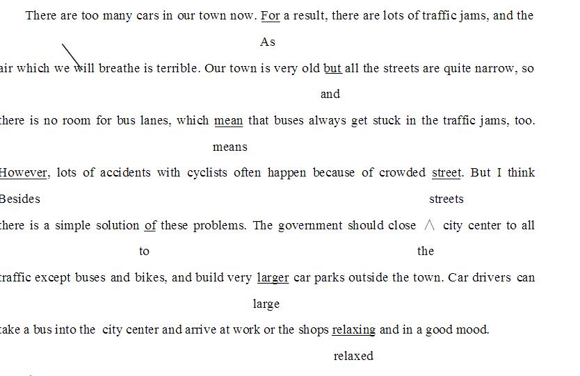 一道改错英文题目