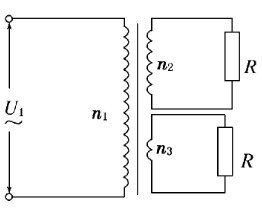 变压器初次级线圈匝数分别为n1=1000 匝_高二