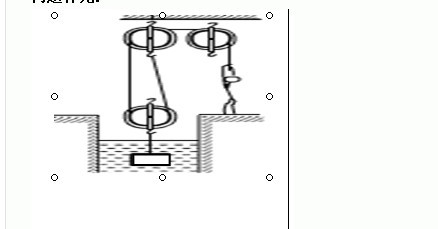 小雨使用如图所示的滑轮组提升重物_压强和浮